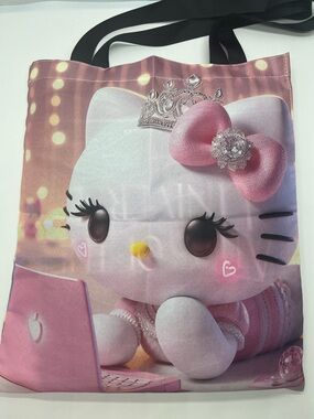 Sanrio Hello Kitty Pink and White Princess Tote Bag